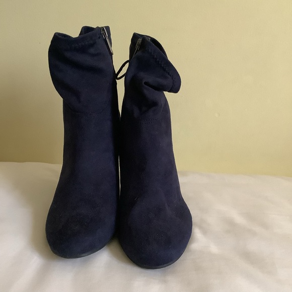 NWOT Sam Edelman Circus Navy Boots - Picture 3 of 10